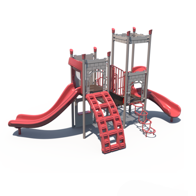 Kingdom Quest Castle Themed Economy Outdoor Playground for All Ages - FX3-CAS212-001  Themed Outdoor Playgrounds Playgrounds Etc