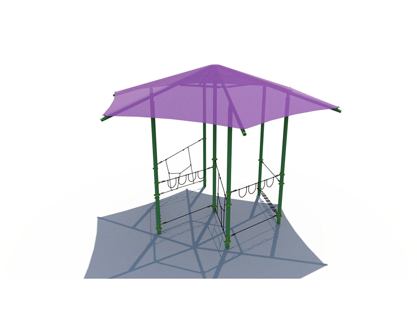 StratoWeave Playground Net Climber - HLN-6007 Commercial Outdoor Playground Equipment  Playground Climber Playgrounds Etc