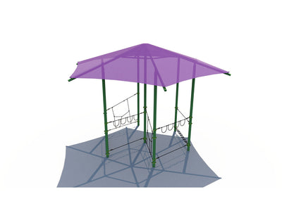 StratoWeave Playground Net Climber - HLN-6007 Commercial Outdoor Playground Equipment  Playground Climber Playgrounds Etc