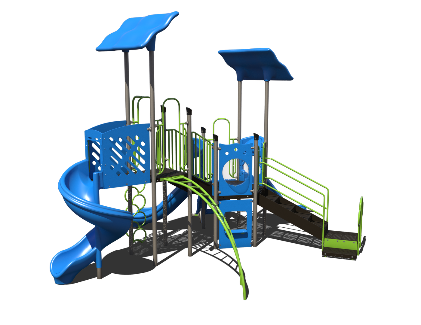 LimeStorm Quick Ship Outdoor Playground - PS3-72329  Outdoor Playgrounds Playgrounds Etc