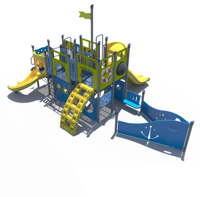 Seaside Explorer Ship Themed Economy Outdoor Playground for All Ages  Themed Outdoor Playgrounds Playgrounds Etc