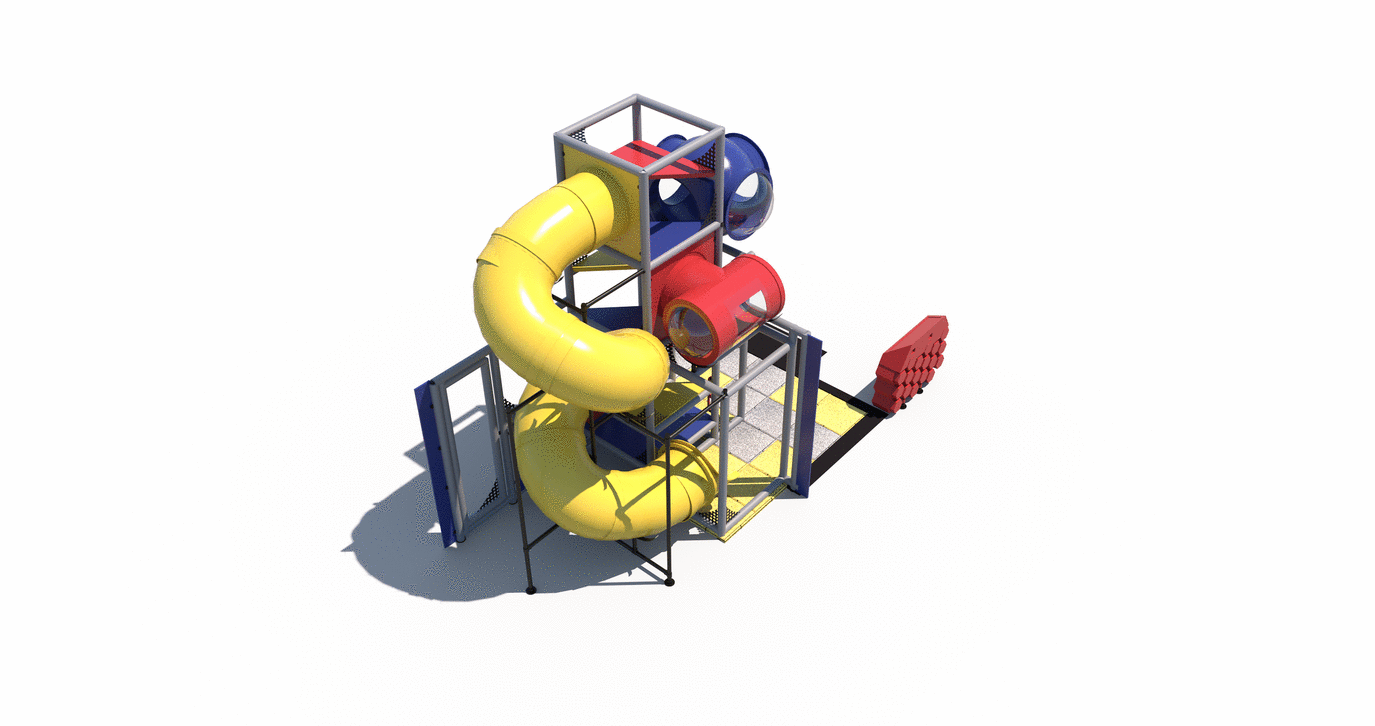Spiral Explorer Indoor Playground - IP23126 Indoor Commercial Playground  Indoor Playgrounds Playgrounds Etc