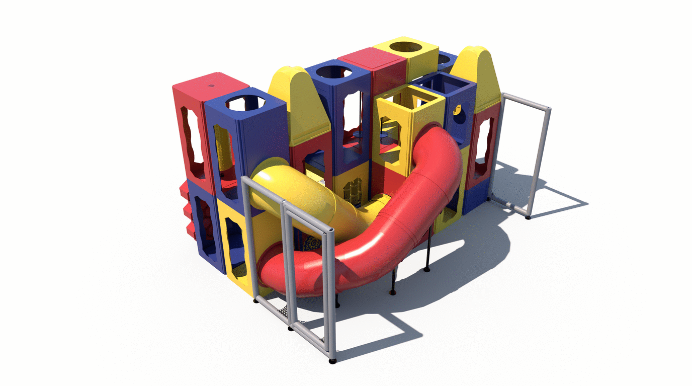 Double Orbit Indoor Playground - IP23120 Indoor Commercial Playground  Indoor Playgrounds Playgrounds Etc