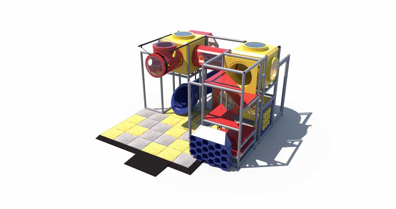 Turbo Trek Indoor Playground - IP23119 Indoor Commercial Playground  Indoor Playgrounds Playgrounds Etc