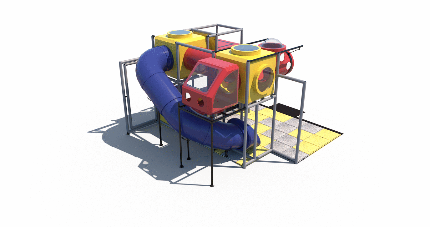 Turbo Trek Indoor Playground - IP23119 Indoor Commercial Playground  Indoor Playgrounds Playgrounds Etc