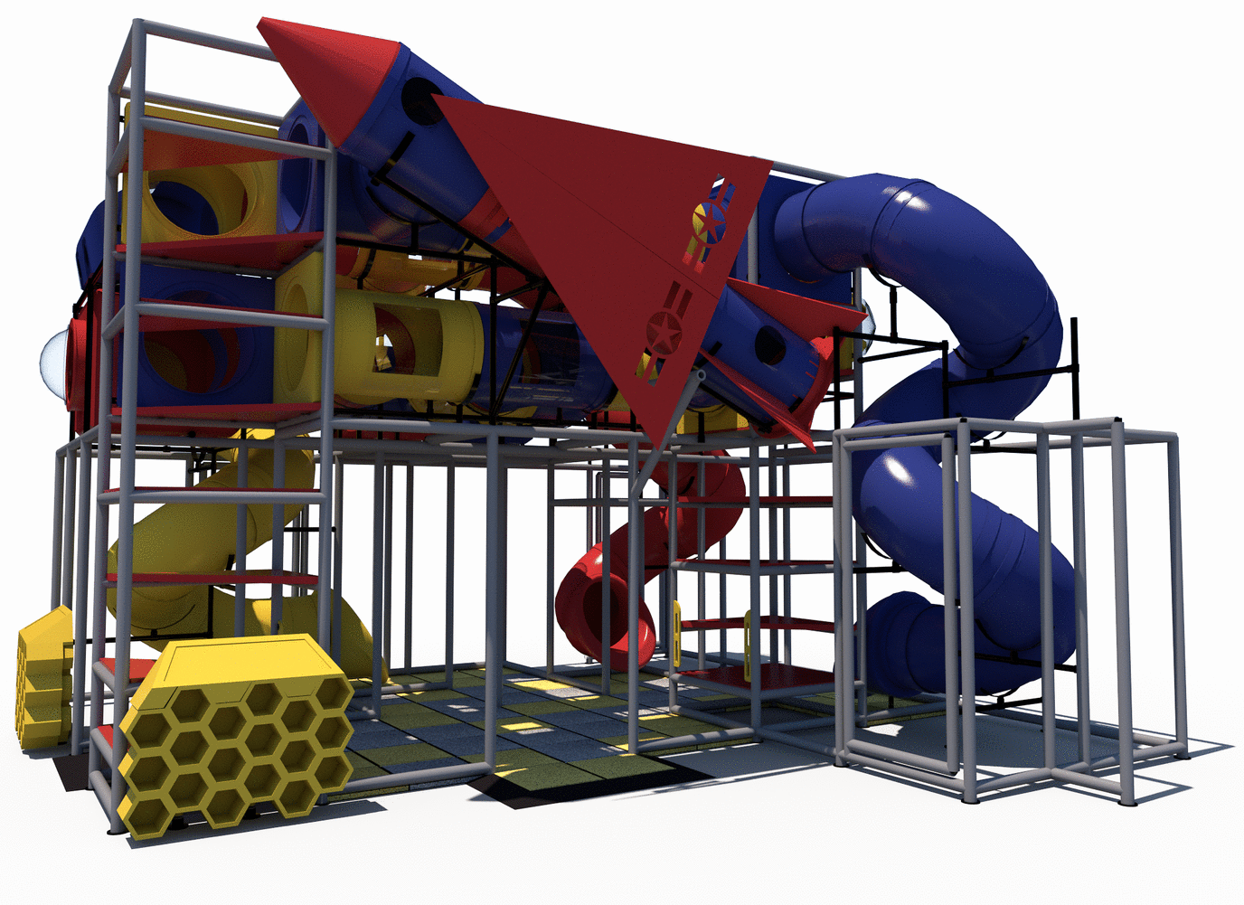 Maze Fortress Indoor Playground - IP23105 Commercial Indoor Playground  Indoor Playgrounds Playgrounds Etc