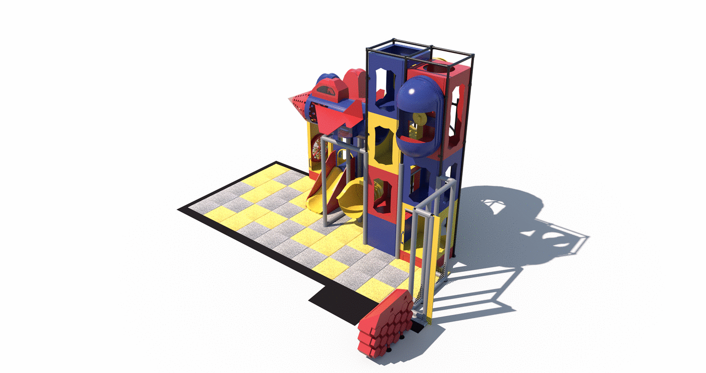 Skyport Indoor Playground - IP23118 Commercial Indoor Playground  Indoor Playgrounds Playgrounds Etc