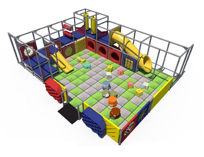 Mega Maze Indoor Playground - IP23128 Indoor Commercial Playground  Indoor Playgrounds Playgrounds Etc