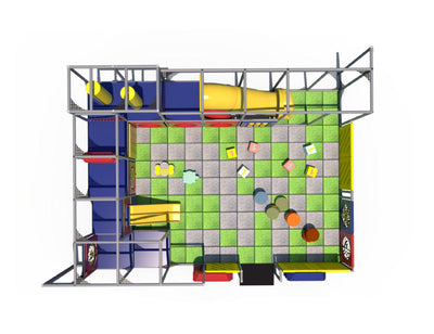 Mega Maze Indoor Playground - IP23128 Indoor Commercial Playground  Indoor Playgrounds Playgrounds Etc