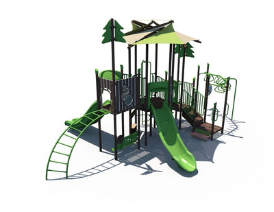 Willow Ridge Nature Themed Economy Outdoor Playground - FX3-NAT-512-0067  Outdoor Playgrounds Playgrounds Etc