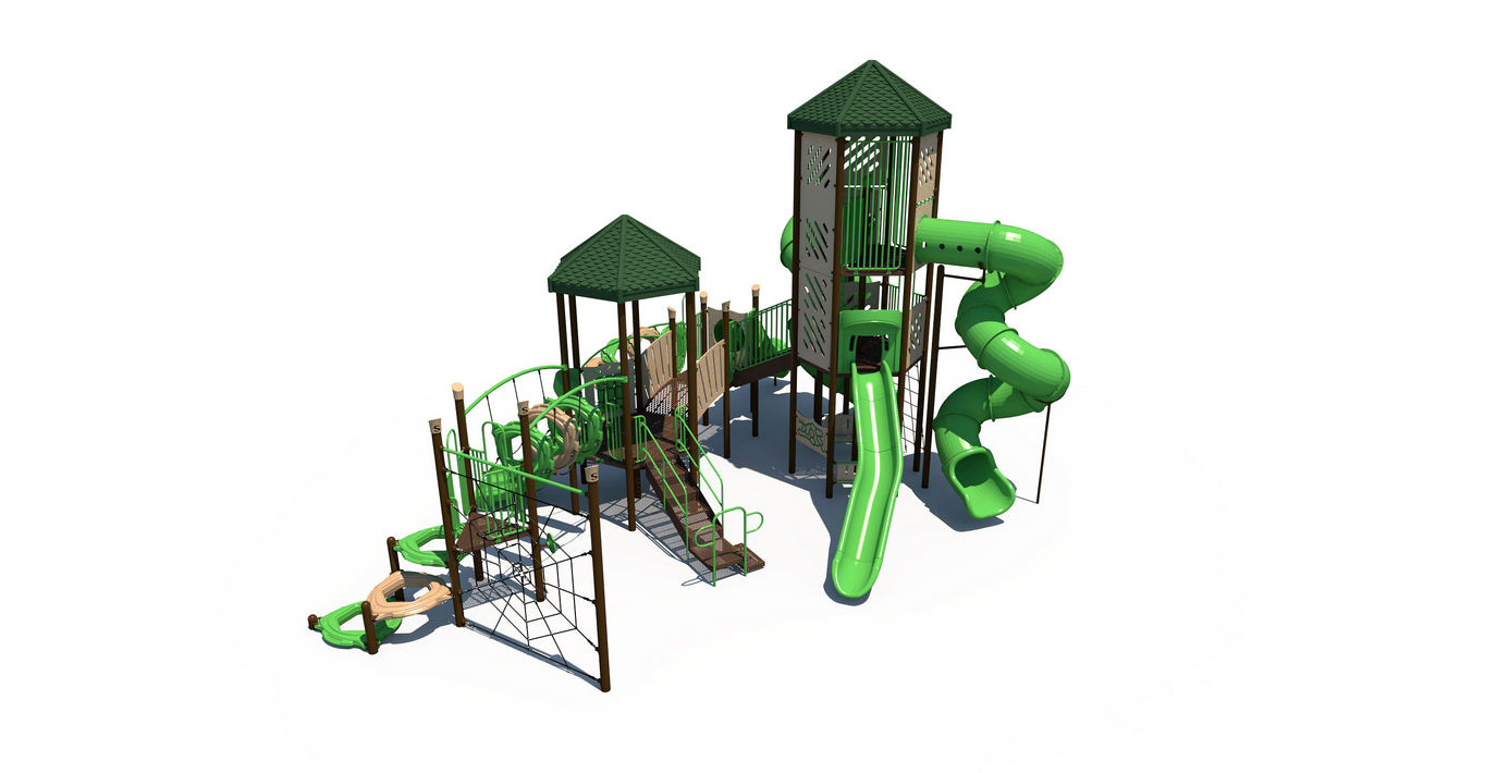SkyPeak Tower Outdoor Playground - FXT-50000  Big Kids Playground Playgrounds Etc