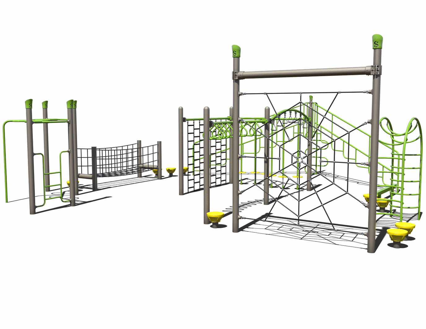 Velocity Obstacle Course - PS5-71363 Active Outdoor Playground  Active Playground Playgrounds Etc