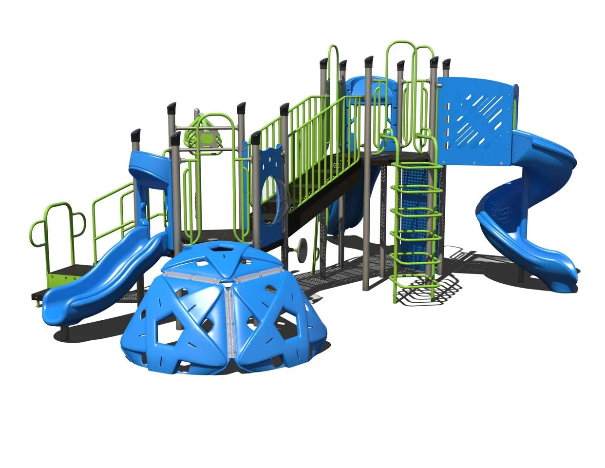 Blue Ridge Quick Ship Outdoor Playground - PS3-72338  Outdoor Playgrounds Playgrounds Etc