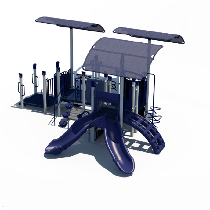 Police Cruiser Themed Outdoor Playground - SRPFX-50333-001  Themed Outdoor Playgrounds Playgrounds Etc