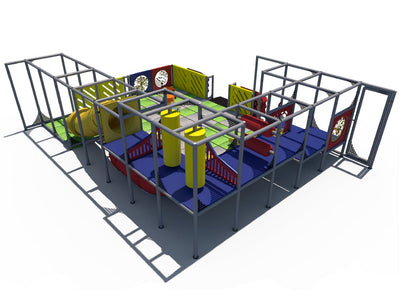 Mega Maze Indoor Playground - IP23128 Indoor Commercial Playground  Indoor Playgrounds Playgrounds Etc