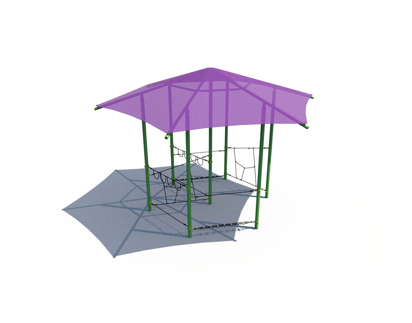 StratoWeave Playground Net Climber - HLN-6007 Commercial Outdoor Playground Equipment  Playground Climber Playgrounds Etc