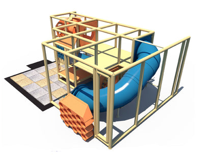 Turbo Tower Indoor Playground - IP23136 Indoor Commercial Playground  Indoor Playgrounds Playgrounds Etc