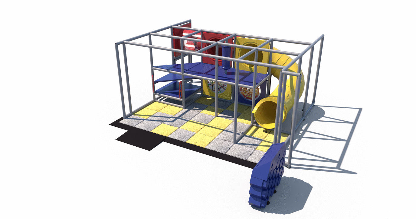 Tunnel Twist Indoor Playground - IP23115 Indoor Commercial Playground  Indoor Playgrounds Playgrounds Etc