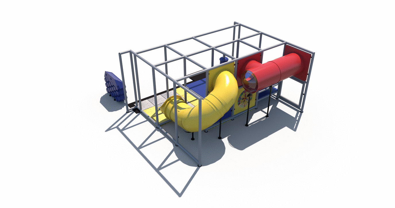 Tunnel Twist Indoor Playground - IP23115 Indoor Commercial Playground  Indoor Playgrounds Playgrounds Etc