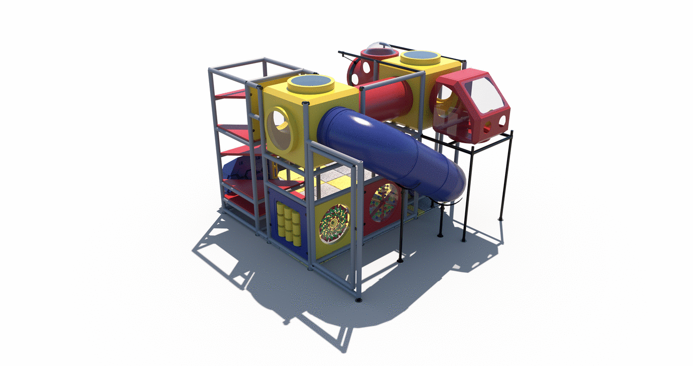 Turbo Trek Indoor Playground - IP23119 Indoor Commercial Playground  Indoor Playgrounds Playgrounds Etc