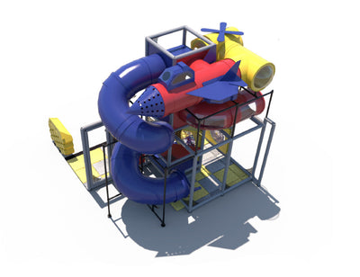 Skybound Adventure Indoor Playground - IP23143 Indoor Commercial Playground  Indoor Playgrounds Playgrounds Etc