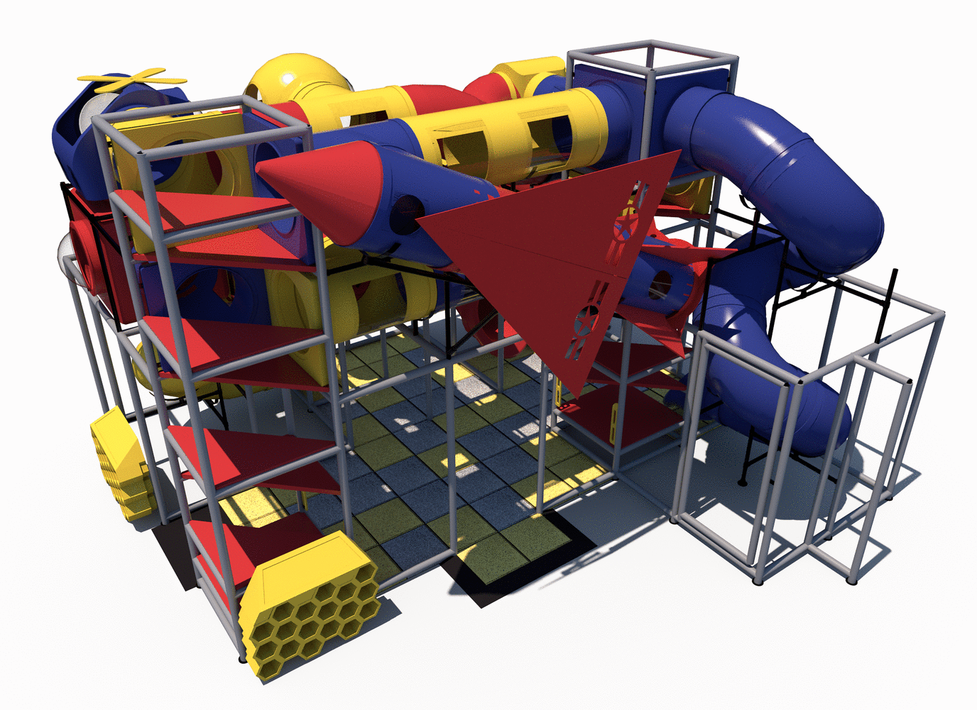 Maze Fortress Indoor Playground - IP23105 Commercial Indoor Playground  Indoor Playgrounds Playgrounds Etc