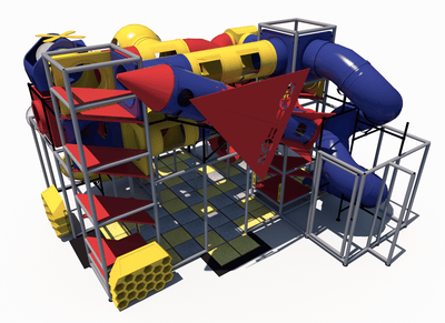 Maze Fortress Indoor Playground - IP23105 Commercial Indoor Playground  Indoor Playgrounds Playgrounds Etc