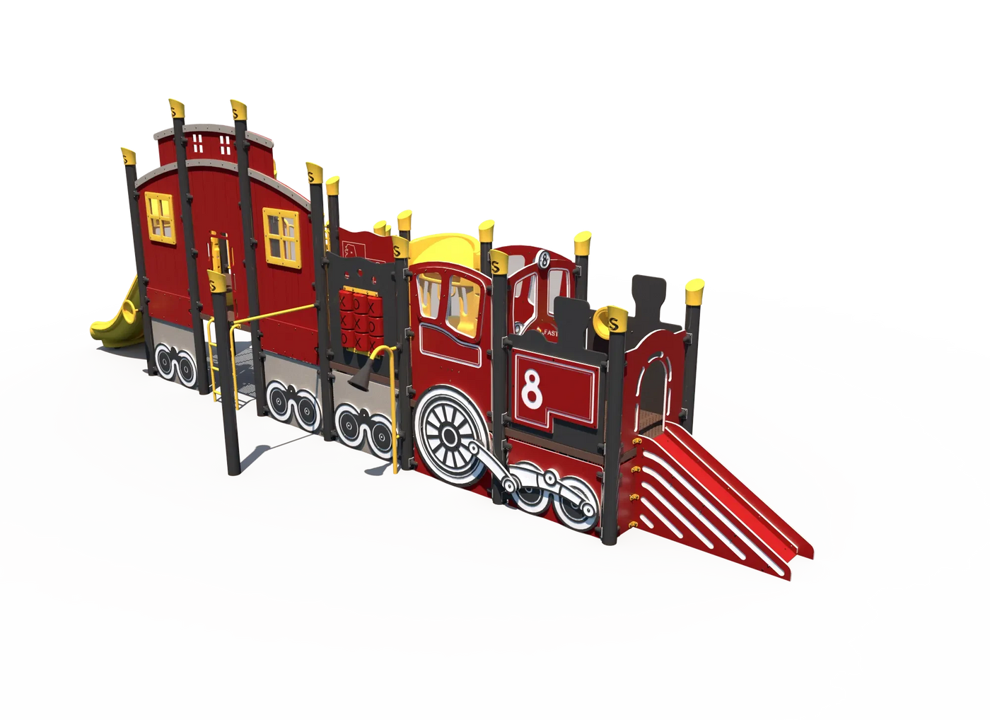 Train Themed Outdoor Playground  Outdoor Playgrounds Playgrounds Etc