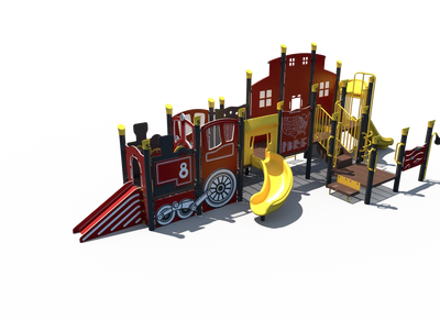 Train Themed Outdoor Playground  Outdoor Playgrounds Playgrounds Etc