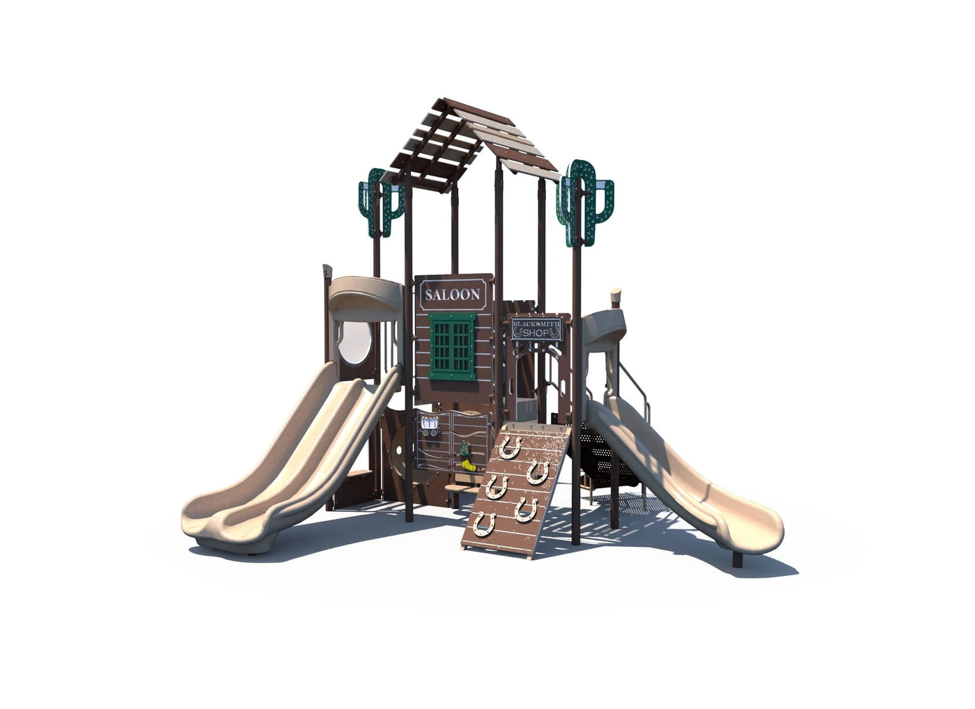 Frontier Junction Saloon Themed Economy Outdoor Playground - FX3-WST-212-0002  Outdoor Playgrounds Playgrounds Etc