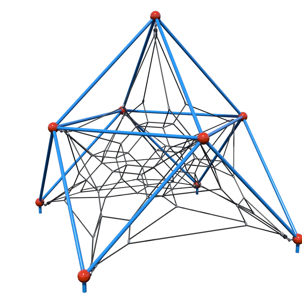 15' Ascend Peak Net Playground Climber Playground Climber Playgrounds Etc