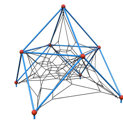 15' Ascend Peak Net Playground Climber Playground Climber Playgrounds Etc