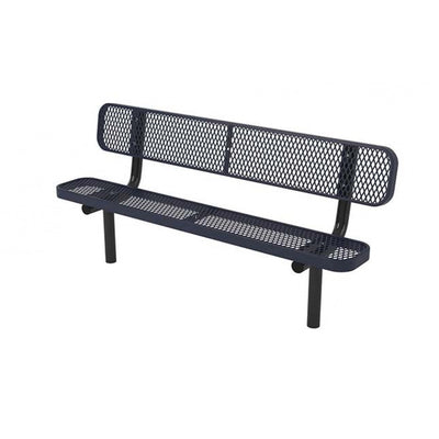 6' UltraLeisure Playground Bench with Back