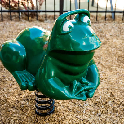 Freddie the Frog Spring Rider  Independent Play Playgrounds Etc