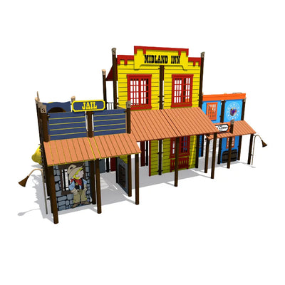 Western Town Themed Outdoor Playground  Outdoor Playgrounds Playgrounds Etc